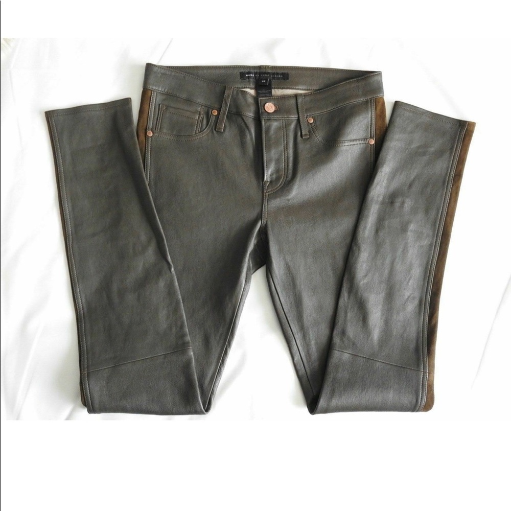 100% genuine lamb leather pants